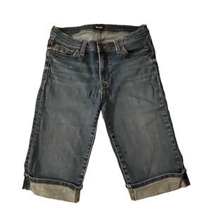 Hudson ~ Denim Amelia Cuffed knee shorts ~ size 27